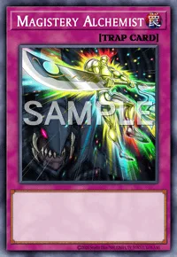 Magistery Alchemist, Yu-Gi-Oh! card, TRAP