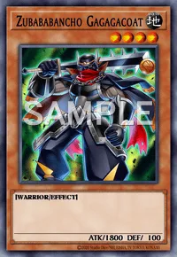 Zubababancho Gagagacoat, Yu-Gi-Oh! card, EARTH