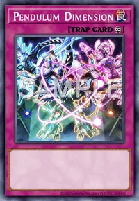 Pendulum Dimension, Yu-Gi-Oh! card, TRAP