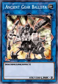 Ancient Gear Ballista, Yu-Gi-Oh! card, EARTH