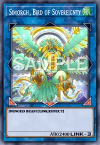Simorgh, Bird of Sovereignty, Yu-Gi-Oh! card, WIND