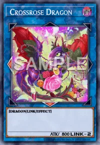Crossrose Dragon, Yu-Gi-Oh! card, DARK