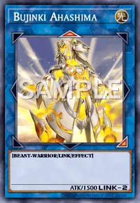 Bujinki Ahashima, Yu-Gi-Oh! card, LIGHT