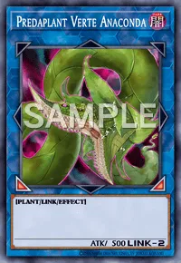 Predaplant Verte Anaconda, Yu-Gi-Oh! card, DARK