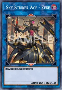 Sky Striker Ace - Zeke, Yu-Gi-Oh! card, DARK