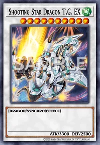 Shooting Star Dragon T.G. EX, Yu-Gi-Oh! card, WIND