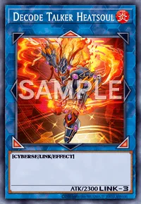 Decode Talker Heatsoul, Yu-Gi-Oh! card, FIRE