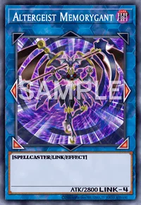 Altergeist Memorygant, Yu-Gi-Oh! card, DARK