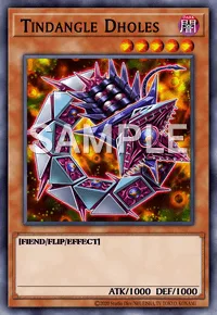 Tindangle Dholes, Yu-Gi-Oh! card, DARK