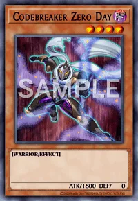 Codebreaker Zero Day, Yu-Gi-Oh! card, DARK