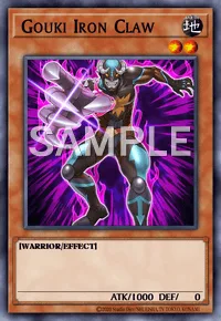 Gouki Iron Claw, Yu-Gi-Oh! card, EARTH