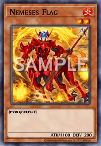 Nemeses Flag, Yu-Gi-Oh! card, FIRE