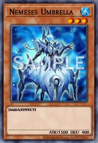 Nemeses Umbrella, Yu-Gi-Oh! card, WATER