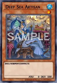 Deep Sea Artisan, Yu-Gi-Oh! card, WATER