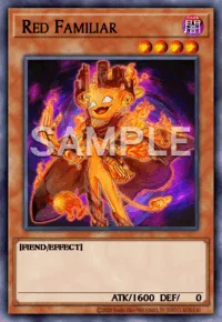 Red Familiar, Yu-Gi-Oh! card, DARK