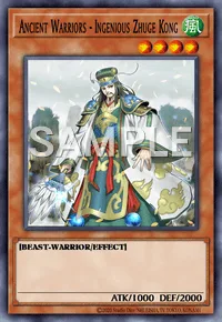 Ancient Warriors - Ingenious Zhuge Kong, Yu-Gi-Oh! card, WIND