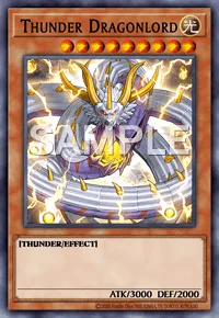 Thunder Dragonlord, Yu-Gi-Oh! card, LIGHT