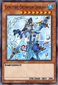 Cataclysmic Circumpolar Chilblainia, Yu-Gi-Oh! card, WATER