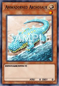 Animadorned Archosaur, Yu-Gi-Oh! card, LIGHT