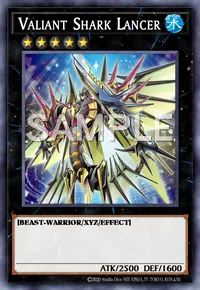 Valiant Shark Lancer, Yu-Gi-Oh! card, WATER