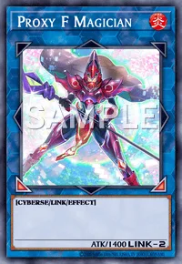 Proxy F Magician, Yu-Gi-Oh! card, FIRE