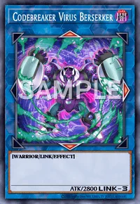 Codebreaker Virus Berserker, Yu-Gi-Oh! card, DARK