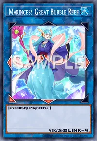 Marincess Great Bubble Reef, Yu-Gi-Oh! card, WATER