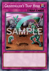 Gravedigger's Trap Hole, Yu-Gi-Oh! card, TRAP