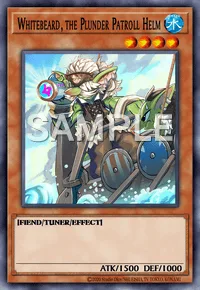 Whitebeard, the Plunder Patroll Helm, Yu-Gi-Oh! card, WATER