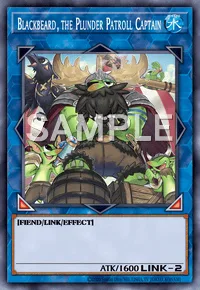 Blackbeard, the Plunder Patroll Captain, Yu-Gi-Oh! card, WATER