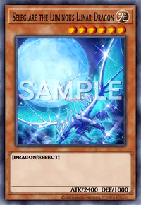 Seleglare the Luminous Lunar Dragon, Yu-Gi-Oh! card, LIGHT