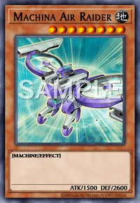 Machina Air Raider, Yu-Gi-Oh! card, EARTH