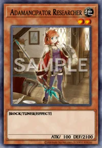 Adamancipator Researcher, Yu-Gi-Oh! card, EARTH