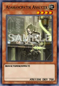 Adamancipator Analyzer, Yu-Gi-Oh! card, EARTH
