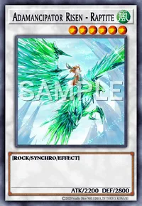 Adamancipator Risen - Raptite, Yu-Gi-Oh! card, WIND