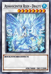 Adamancipator Risen - Dragite, Yu-Gi-Oh! card, WATER