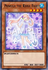 Primula the Rikka Fairy, Yu-Gi-Oh! card, WATER