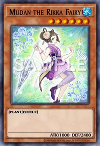 Mudan the Rikka Fairy, Yu-Gi-Oh! card, WATER