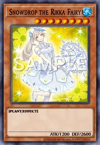 Snowdrop the Rikka Fairy, Yu-Gi-Oh! card, WATER