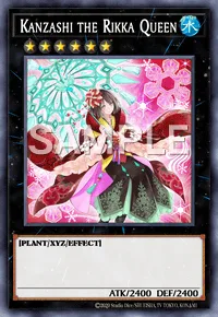 Kanzashi the Rikka Queen, Yu-Gi-Oh! card, WATER