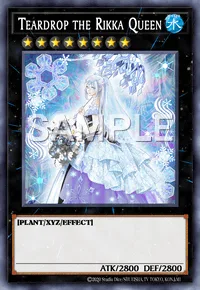 Teardrop the Rikka Queen, Yu-Gi-Oh! card, WATER
