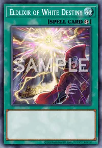 Eldlixir of White Destiny, Yu-Gi-Oh! card, SPELL