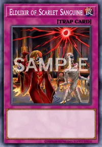 Eldlixir of Scarlet Sanguine, Yu-Gi-Oh! card, TRAP