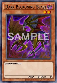 Dark Beckoning Beast, Yu-Gi-Oh! card, DARK