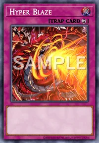 Hyper Blaze, Yu-Gi-Oh! card, TRAP