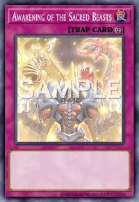 Awakening of the Sacred Beasts, Yu-Gi-Oh! card, TRAP