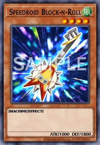 Speedroid Block-n-Roll, Yu-Gi-Oh! card, WIND