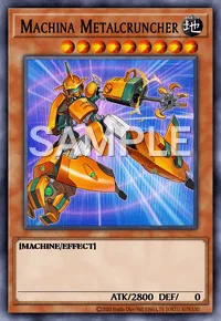 Machina Metalcruncher, Yu-Gi-Oh! card, EARTH
