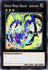 Virtual World Dragon - Longlong, Yu-Gi-Oh! card, EARTH
