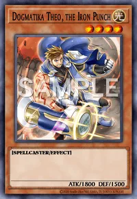 Dogmatika Theo, the Iron Punch, Yu-Gi-Oh! card, LIGHT